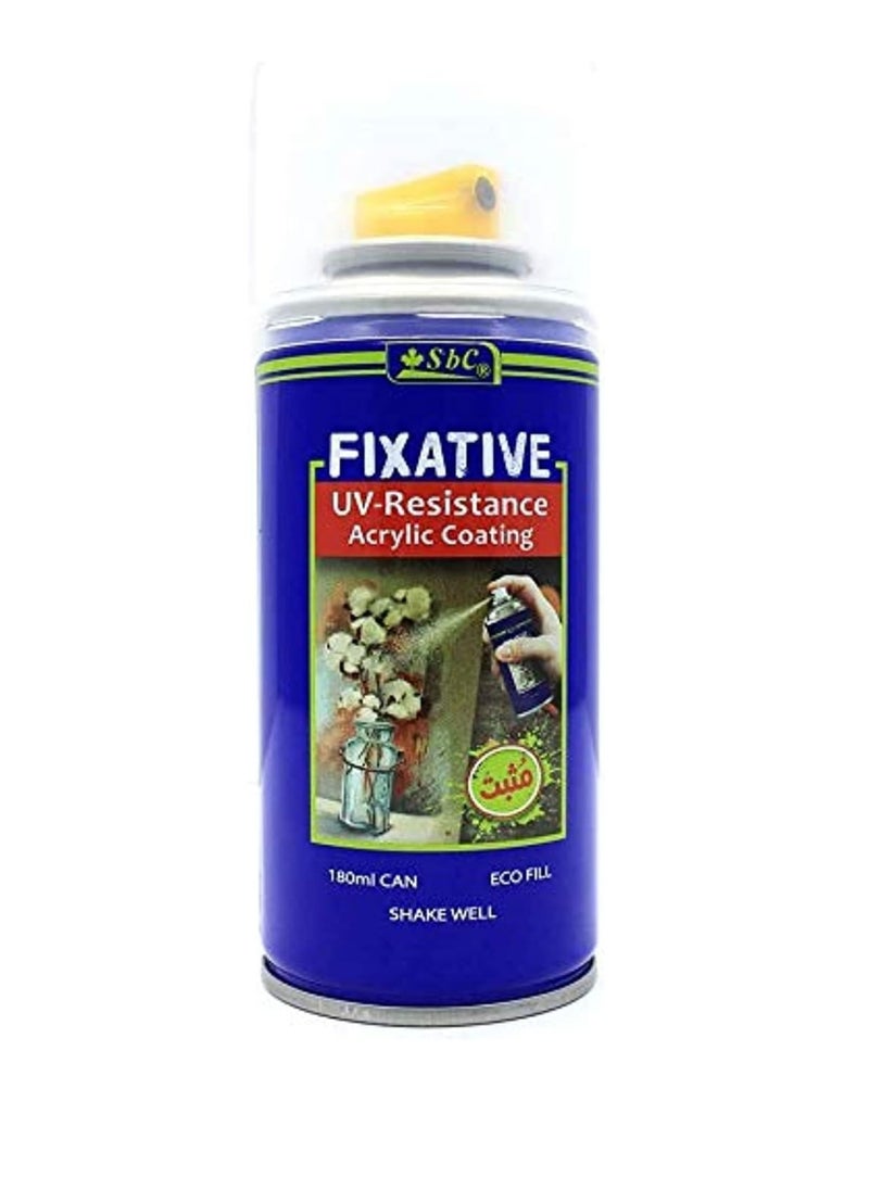 SBC Fixative UV-Resistance Acrylic Coating Spray 180ml  - Image 1