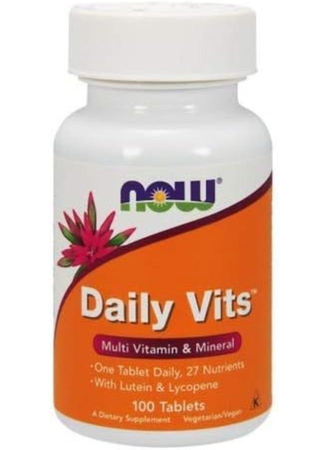 Now - Daily Vits Multi 100 Tabs (Multi-Pack) - Image 1