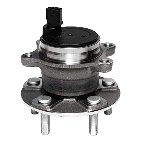 AUQDD Rear Wheel Hub and Bearing Assembly Compatible With 2012 13 14 15 16 17 2018 Ford Focus (Without Automated Parking System) AUQDD 512466 [5 Lug W/ABS] - Image 1