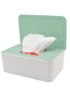 SYOSI Wet Wipes Dispenser Box, SYOSI Toilet Wipes Dispenser Box, Dry Wet Tissue Paper Case Holder, Tissue Storage Box Case with Lid Dustproof for Home Office  - Image 1