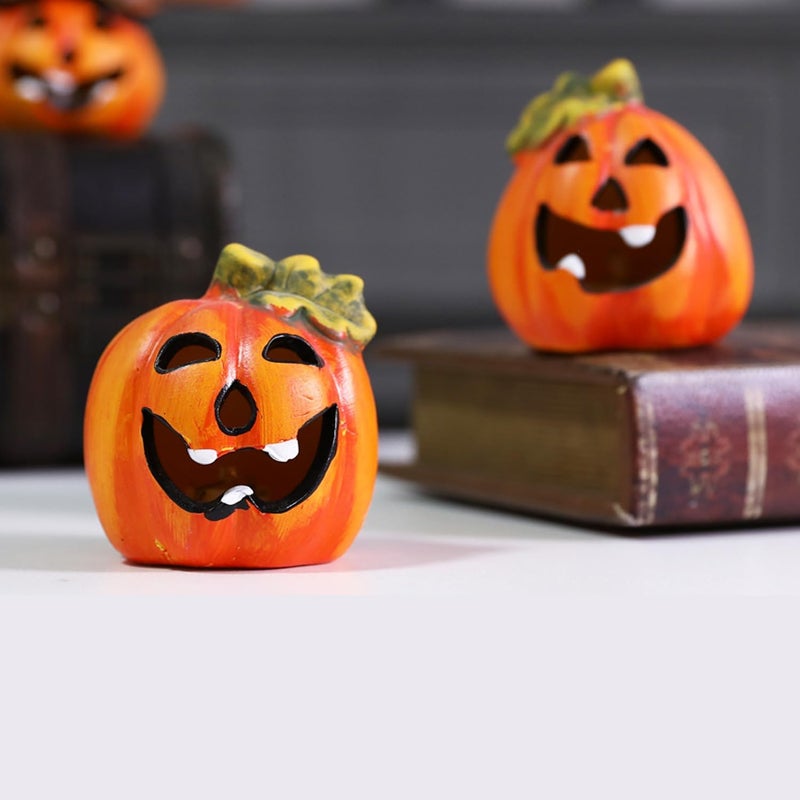 imene Halloween Pumpkin Decorations Figurines Indoorceramic Pumpkin Decorations for Home Display, Party Decor Items (Pumpkin B) - Image 2