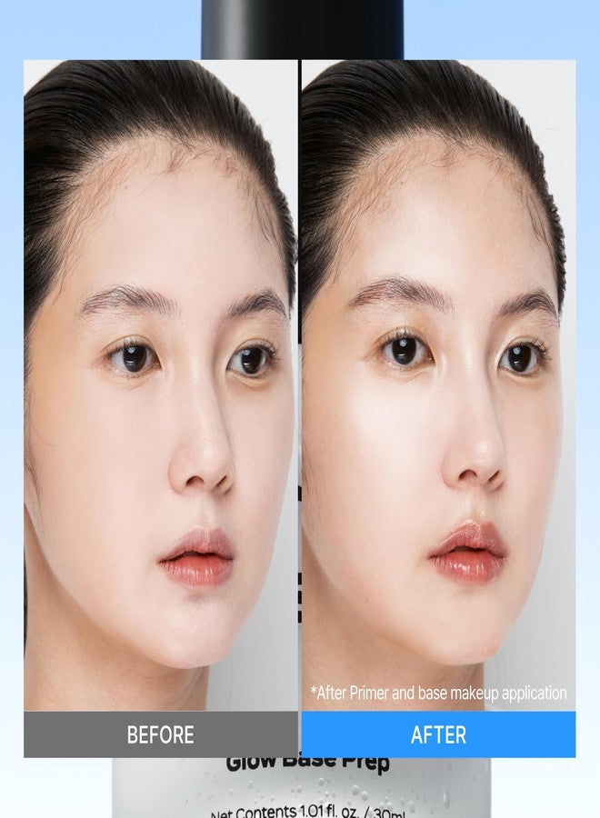 تاتش إن سول TOUCH IN SOL Glow Base Prep - برايمر مضيء لقاعدة مكياج مشرقة، تحضير مرطب للوجه مع السيراميدات وحمض الهيالورونيك والببتيدات، لمسة نهائية خفيفة الوزن وغير لزجة (1.01 أونصة سائلة) - Image 5