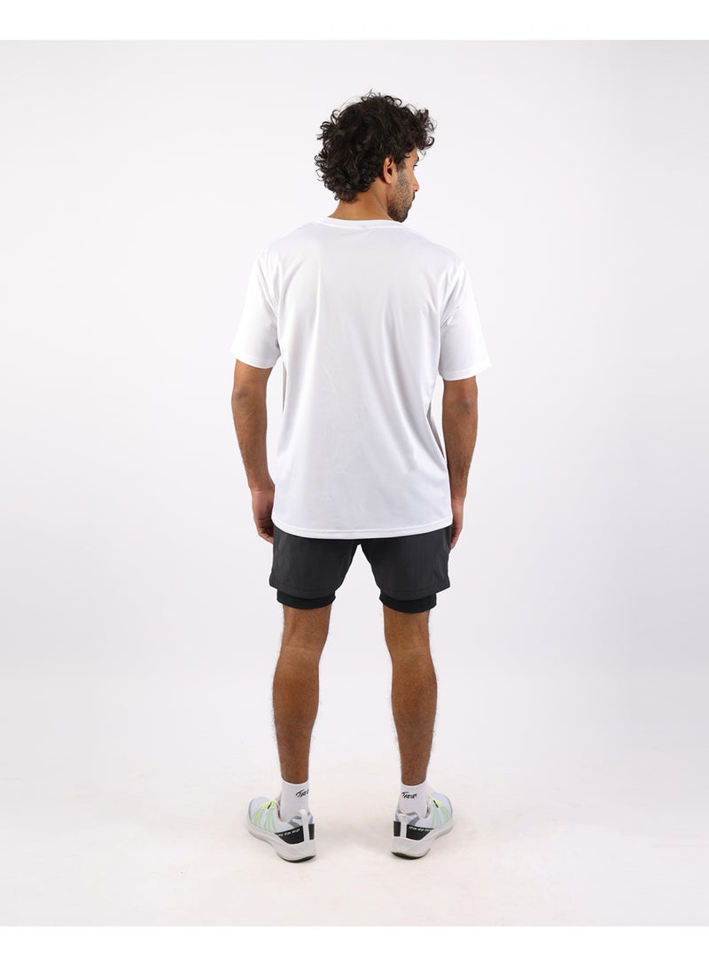 أتوم Prime Fit Men's White T-Shirt - Image 4