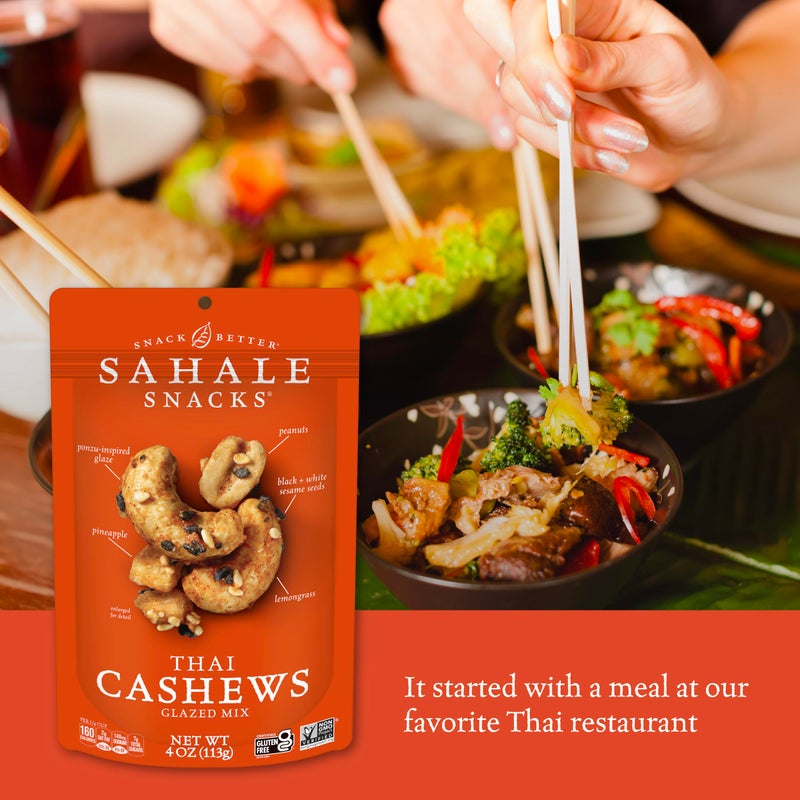 Sahale Snacks Thai Cashews Glazed Mix, 4 Ounces (Pack of 6) - Image 3