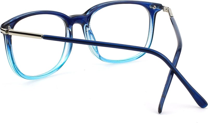 GQUEEN Fashion Fake Glasses Non Prescription Glasses Clear Lens Glasses Nerd Plain Frames Women Men, 201579 - Image 4