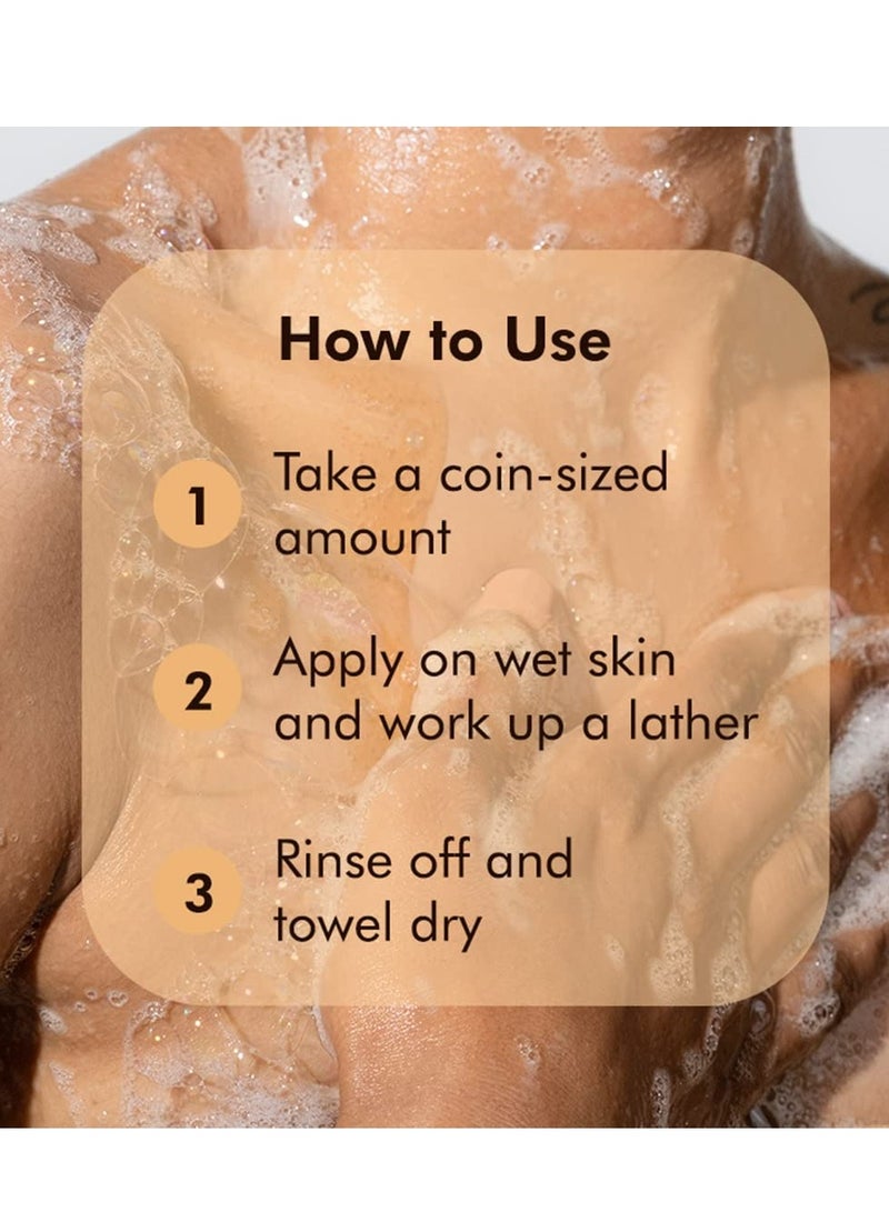 إم كافيين غسول الجسم بالكافيين لإزالة السمرة والتنظيف العميق، مجموعة متنوعة من المنتجات القيمة تحتوي على 3 جل استحمام برائحة منشطة من التوت واللوز والكاكاو، عبوة من 3 قطع 600 مل - Image 3