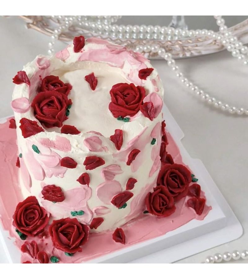 2pcs Rose Silicone Fondant Molds 6 Cavity Flower Cake Resin Baking Tool - Image 5