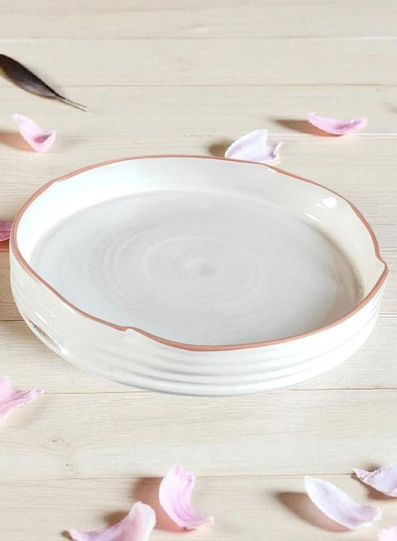 كلور زون بوتري صينيه من الفخار والخزف - آمنة في الفرن والميكروويف" يتحمل درجات الحراره المباشره وغير المباشره, شعله اوداخل الفرن - Image 2