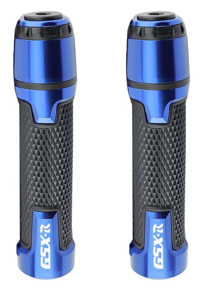 FREAXLL 2pcs 22mm 7/8" Motorcycle Handlebar Grip Ends Set for Suzuki GSXR GSX-R GSXS 600 750 1000 (Blue) - Image 3