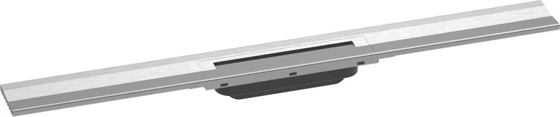 Hansgrohe 56051800 RainDrain Flex Drain 800 Can be Shortened for Wall Mounting Brushed Stainless Steel Complete set shower channel, Large(Size Label:X-Large) - Image 1