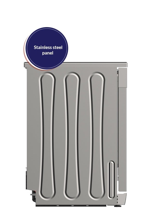 Arrow - 14 Place Settings Dishwasher, 6 Programs, Digital Touch Screen, Electric Rinse Aid Indicator, Child Lock, Stainless Steel Filter, Energy Efficient with Hidden Heating Element | Model: RO-14GDWS - Image 1
