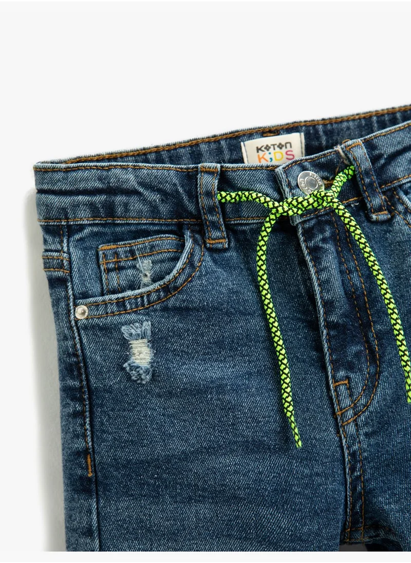 KOTON Skinny Jean - Slim Leg Drawstring