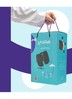 هاندي وسادة لتقويم عظام العصعص لقيادة مريحة مع إسفنج ميموري فوم مريح مثالي للمكتب ومقعد كرسي الألعاب  - Image 4