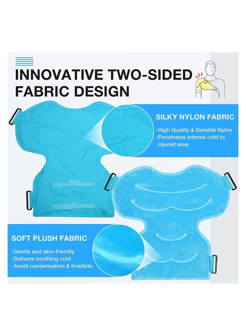 كيس ثلج للكفة المدورة للكتف لتخفيف آلام الكتف إصابات الكتف الرياضية الكتف الأيسر أو الأيمن - Image 2