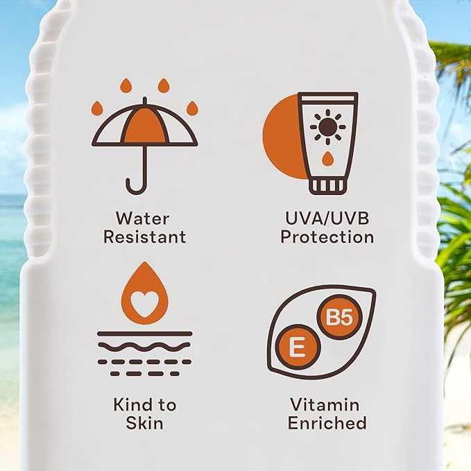 Malibu Sun SPF 20 Lotion Spray Medium Protection Sun Cream Water Resistant Vitamin Enriched with Shea Butter Extract 100ml - Image 3