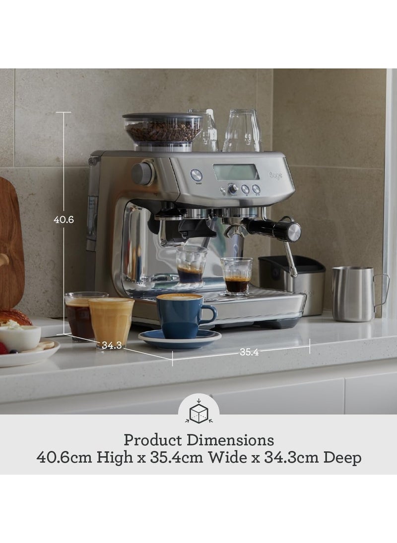 Sage - The Barista Pro, Bean to Cup Coffee Machine with Grinder and Milk Frother, Brushed Stainless Steel - UAE Version, 2 Year Warranty - Image 1