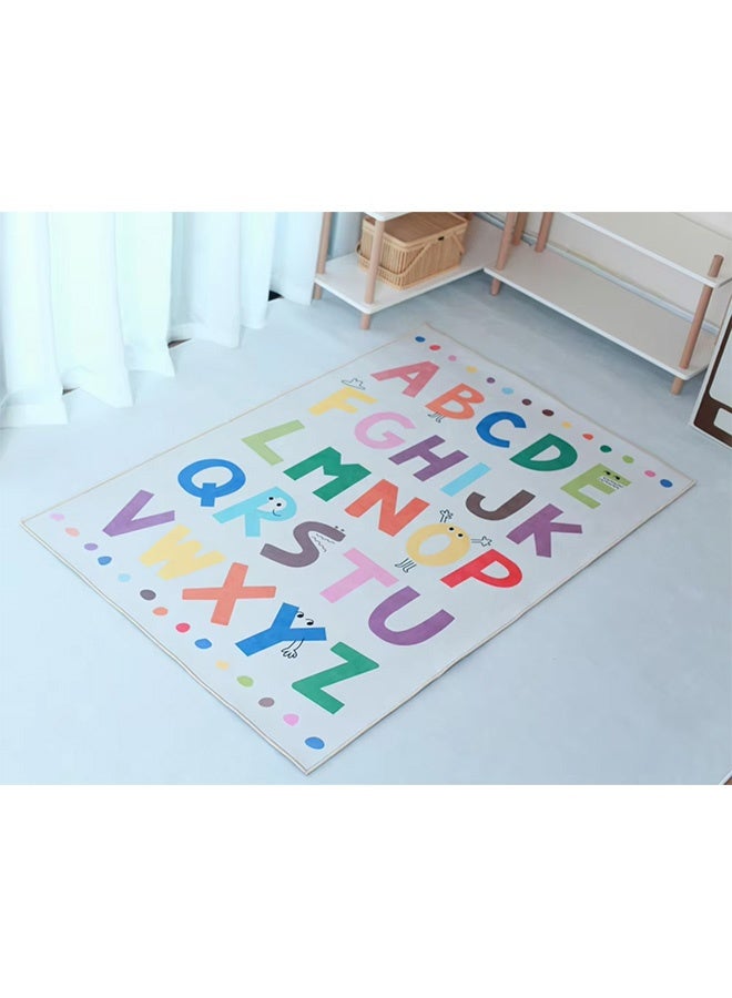 Berma Baby Kids Rug Car Rugs Play Mat Carpet for Kids Toy Cars for Playroom Classroom Kids Room, Educational Area Rugs with Non-Slip Road Traffic Floor Rug Mats, Ideal Gift for Nursery Children Boy Girl 80*120CM - Image 2