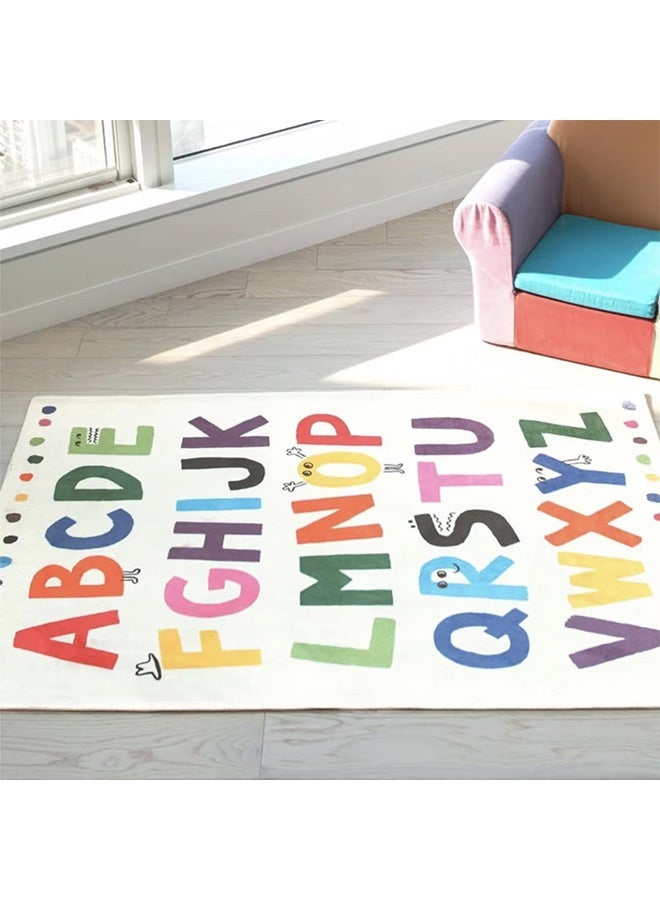 Berma Baby Kids Rug Car Rugs Play Mat Carpet for Kids Toy Cars for Playroom Classroom Kids Room, Educational Area Rugs with Non-Slip Road Traffic Floor Rug Mats, Ideal Gift for Nursery Children Boy Girl 80*120CM - Image 3