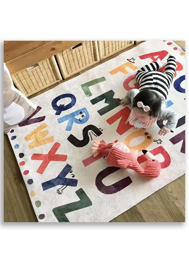 Berma Baby Kids Rug Car Rugs Play Mat Carpet for Kids Toy Cars for Playroom Classroom Kids Room, Educational Area Rugs with Non-Slip Road Traffic Floor Rug Mats, Ideal Gift for Nursery Children Boy Girl 80*120CM - Image 5