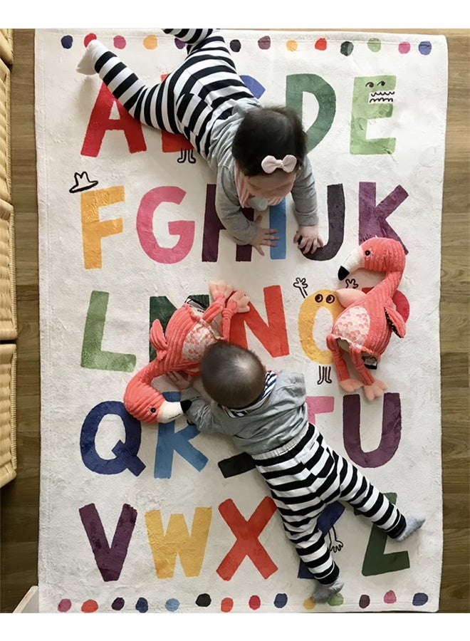 Berma Baby Kids Rug Car Rugs Play Mat Carpet for Kids Toy Cars for Playroom Classroom Kids Room, Educational Area Rugs with Non-Slip Road Traffic Floor Rug Mats, Ideal Gift for Nursery Children Boy Girl 80*120CM - Image 4