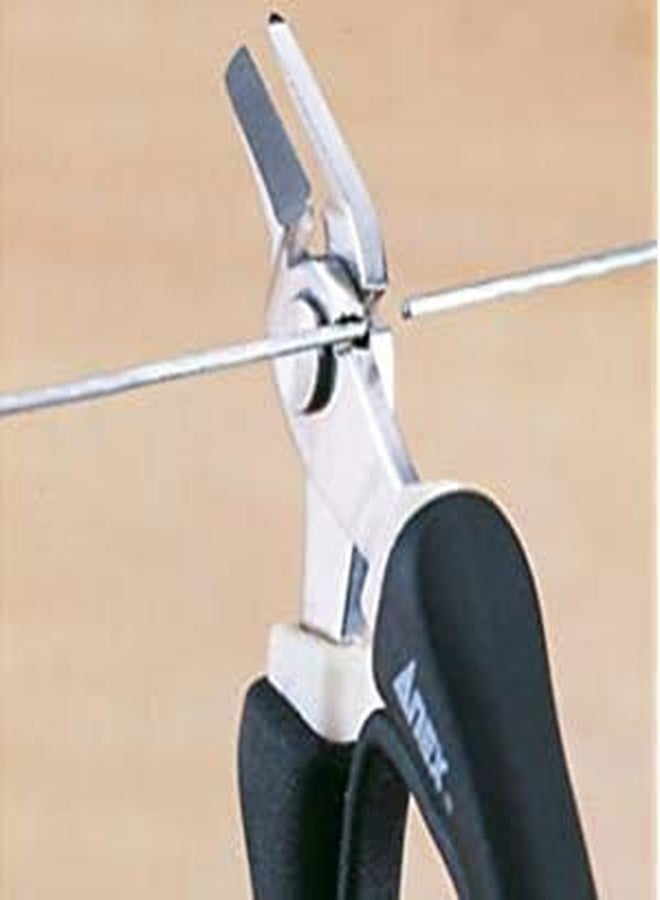 ANEX Side Cutting Pliers for Jewelry Making, Professional Jewlery Side Cutter, Heavy Duty Micro Wire Cutting Tool, Black, Made in Japan - Image 5