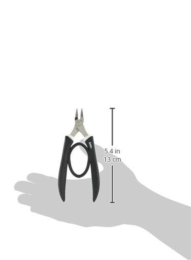 ANEX Side Cutting Pliers for Jewelry Making, Professional Jewlery Side Cutter, Heavy Duty Micro Wire Cutting Tool, Black, Made in Japan - Image 3