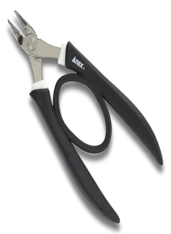 ANEX Side Cutting Pliers for Jewelry Making, Professional Jewlery Side Cutter, Heavy Duty Micro Wire Cutting Tool, Black, Made in Japan - Image 1