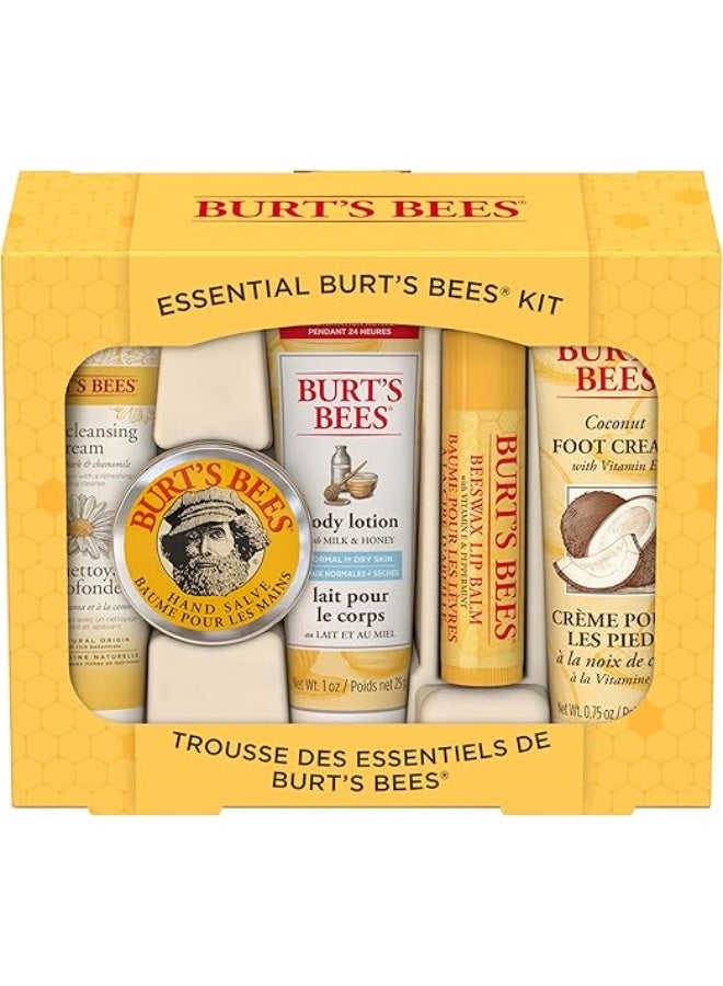 Burt's Bees Essential Kit   5 Pc Kit 1oz Body Lotion with Milk and Honey - Image 1