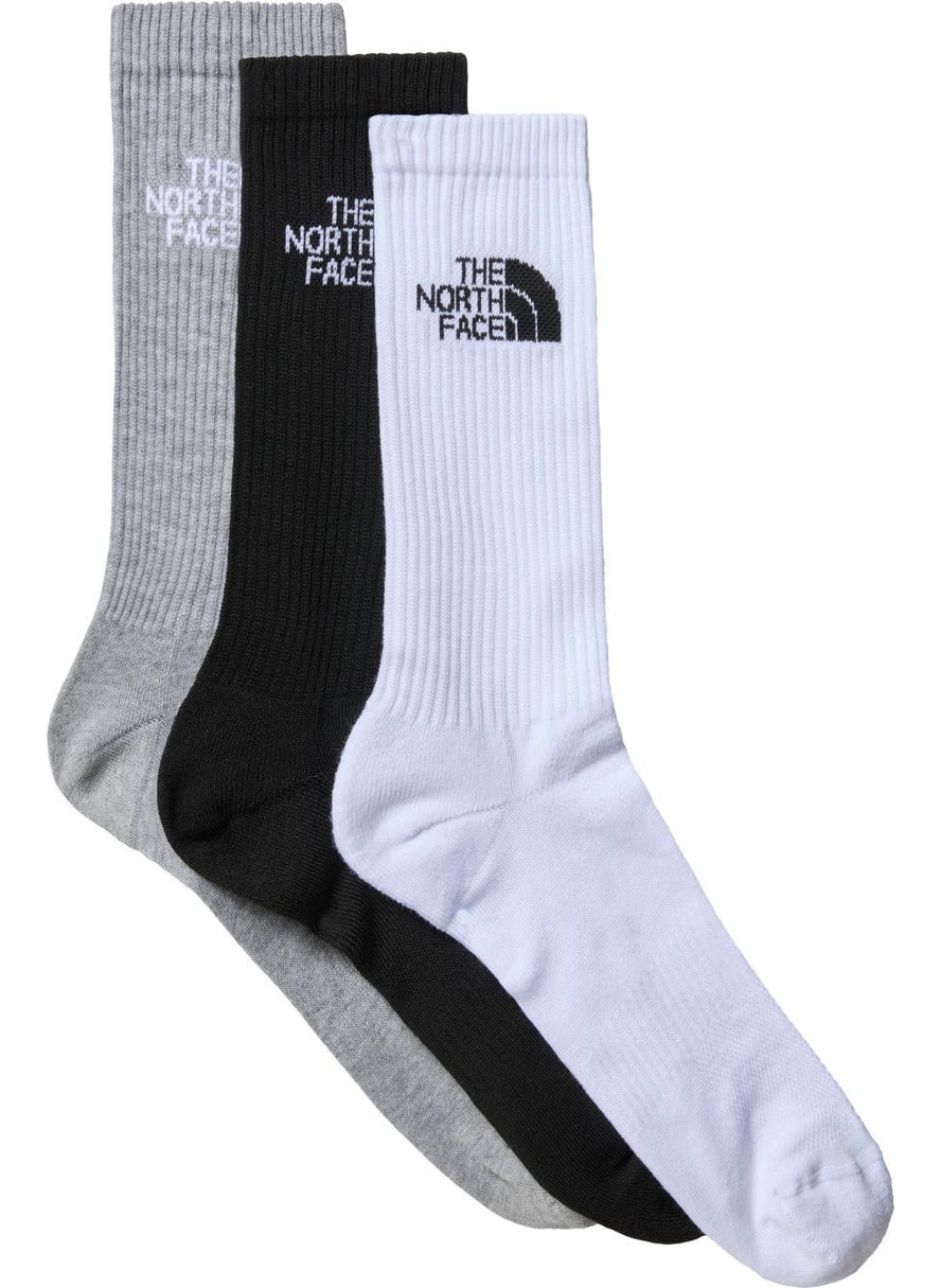 THE NORTH FACE Multi Sport Cush Crew Sock 3p Socks NF0A882H3OW1  - Image 1