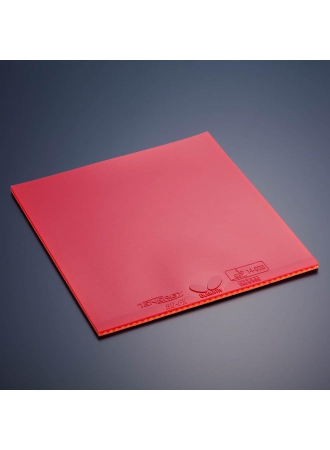 Butterfly Tenergy 80 FX Table Tennis Rubber - Red, 2.1mm - Image 3