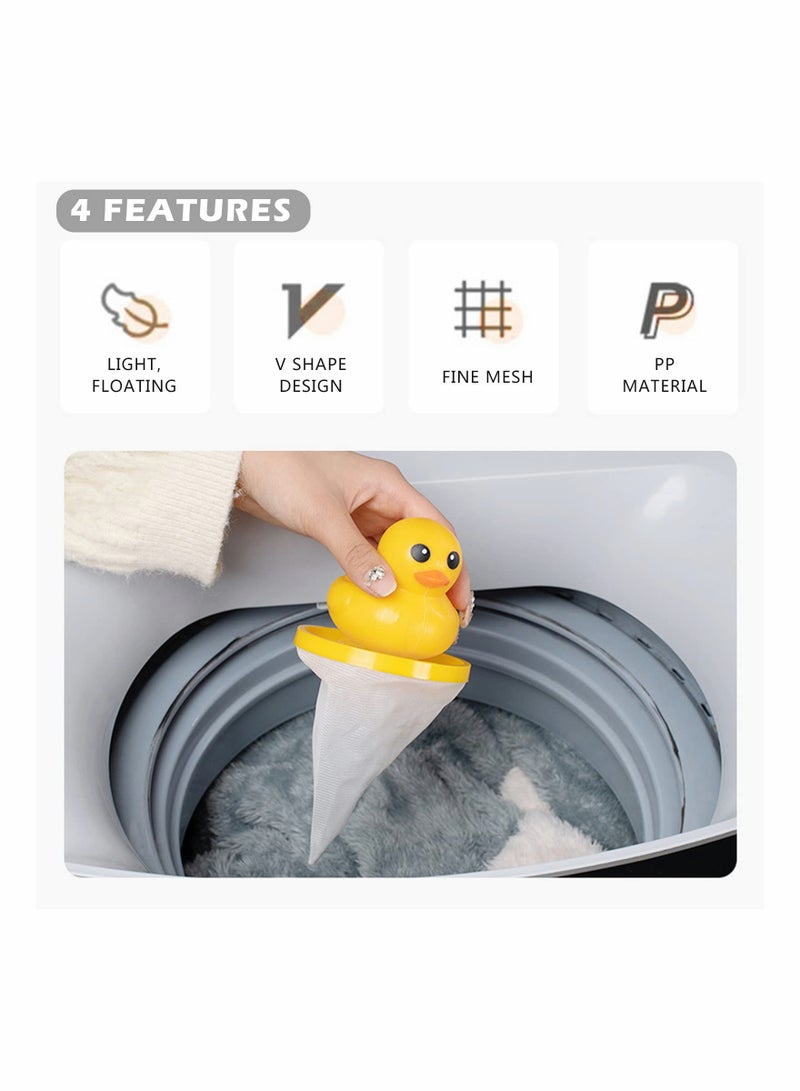 SYOSI Pet Hair Remover for Laundry Lint Catcher for Washing Machine Hair Filter Cleaning Mesh Bag Reusable Pet Hair Remover Laundry Filter Washer Lint Trap Net Pouch - Image 4