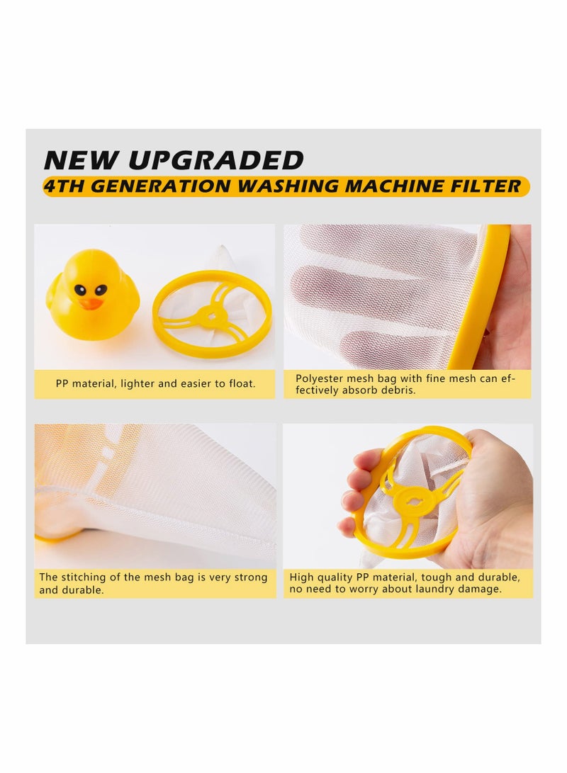 SYOSI Pet Hair Remover for Laundry Lint Catcher for Washing Machine Hair Filter Cleaning Mesh Bag Reusable Pet Hair Remover Laundry Filter Washer Lint Trap Net Pouch - Image 5