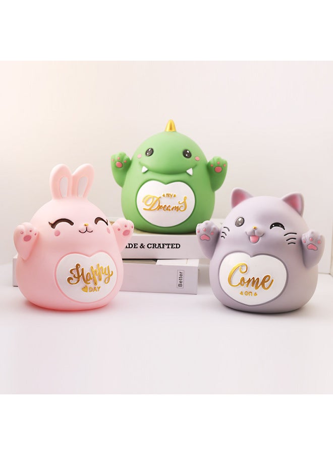 Children's gy Bank 3-10 Years Old To Cultivate The Habit Of Saving Money Can Enter And Leave The gy Bank But Not The Birthday gy Bank-Color:049 Waving Cat Large-Dimensions:Can Be Saved And Desirable - Image 3