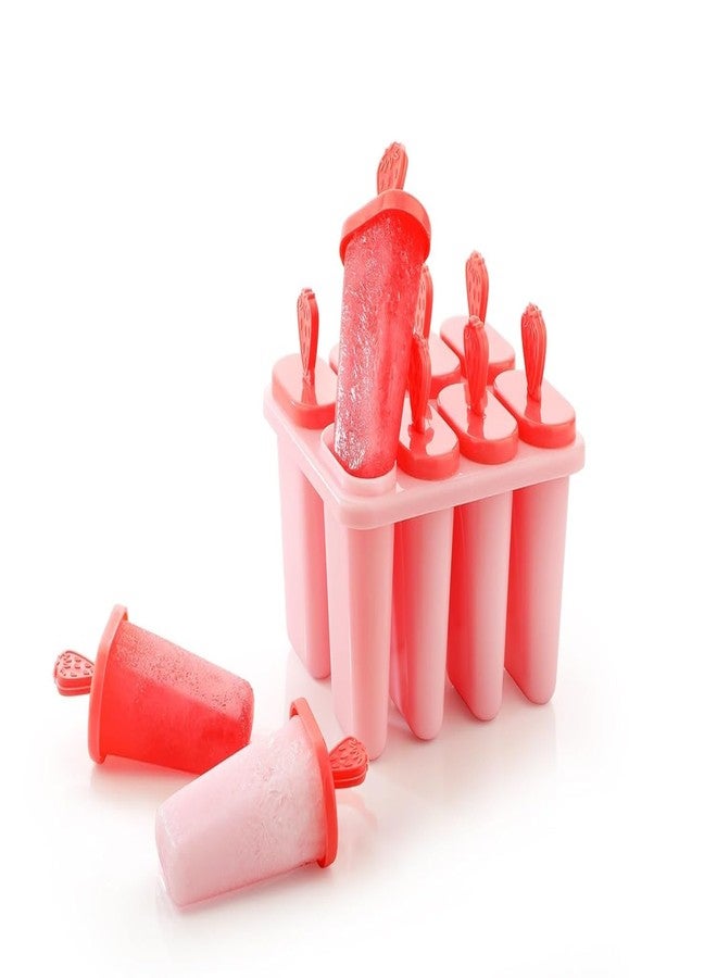 Makekartz.com Plastic Set of 8 Kulfi Candy Mould Tray 100% Food Grade Homemade Reusable for Home, Kitchen, Ice Lolly Mould,Popsicle Frozen Ice Cream, Ice Pop Makers for Children & Adults - Multicolor - Image 3
