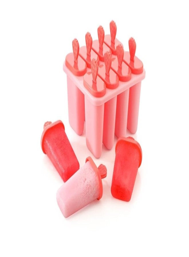 Makekartz.com Plastic Set of 8 Kulfi Candy Mould Tray 100% Food Grade Homemade Reusable for Home, Kitchen, Ice Lolly Mould,Popsicle Frozen Ice Cream, Ice Pop Makers for Children & Adults - Multicolor - Image 5