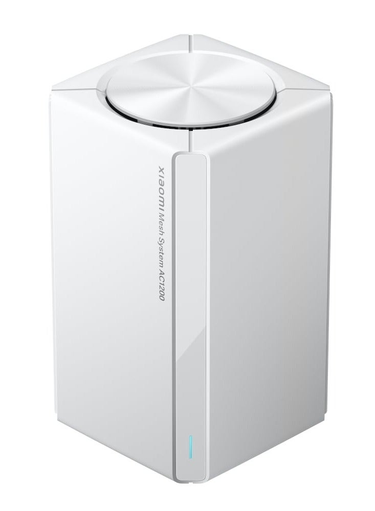 Xiaomi Mesh System AC1200 (1-pack) | 2.4GHz and 5GHz dual-band 1200Mbps | Covers up to 1,500 ft² /140 m² White - Image 1