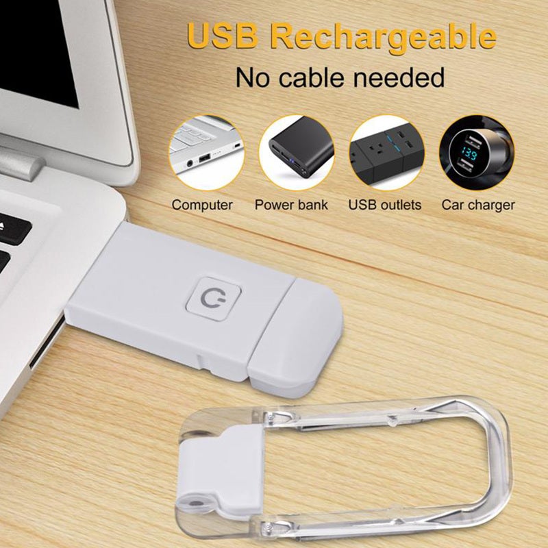Book Light: 2 Pcs, 2 Lighting Modes, Dimmable Brightness - USB Rechargeable, Flexible Adjustable Neck for Kids, Adults, Bookworms - Image 3