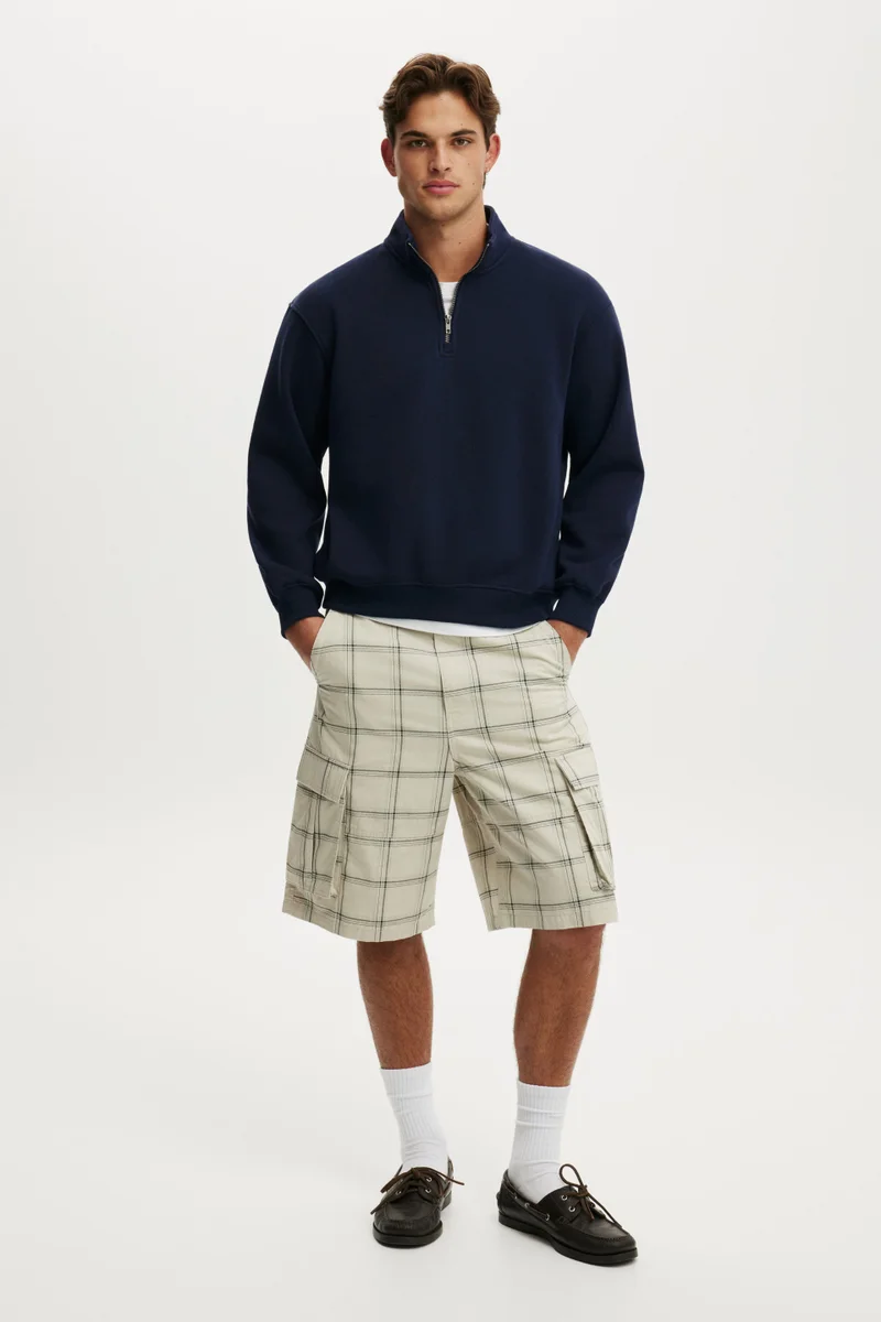 كوتون اون 1/4 Zip Sweater
