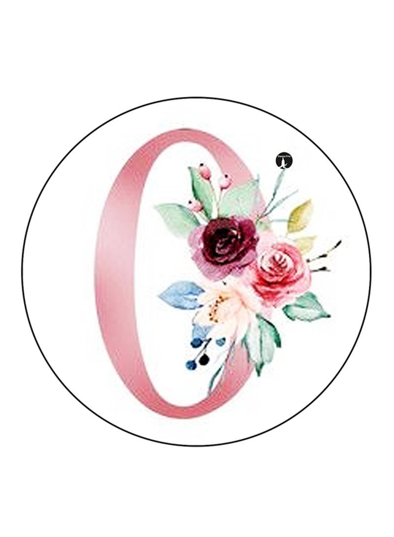 RKN The Letter O Printed Mouse Pad Multicolour