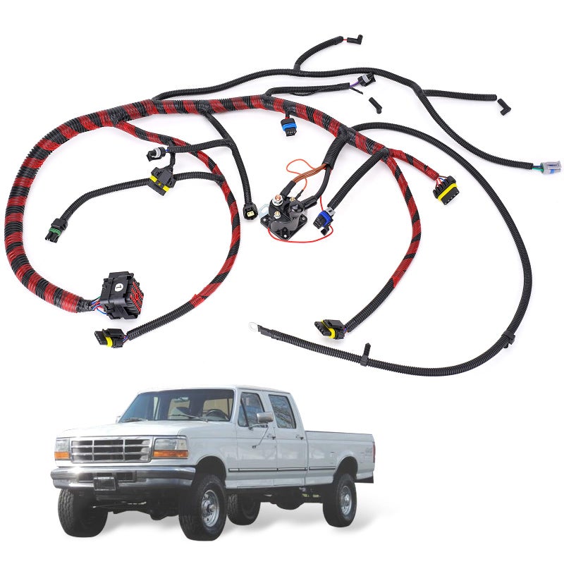 YEHERIT F7TZ9A451CA Engine Wiring Harness Assembly Compatible with 1997 Ford F-250 HD F-350 F-Super Duty 7.3L Diesel Replace# F7TZ-9A451-CA - Image 1