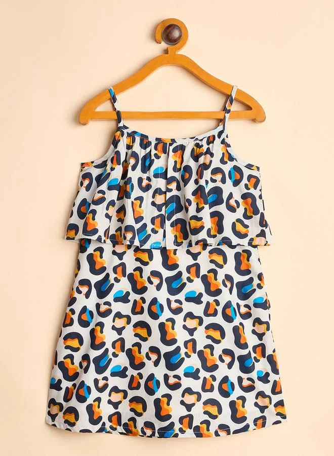 Stylo Bug Girls All Over Print Strappy Dress