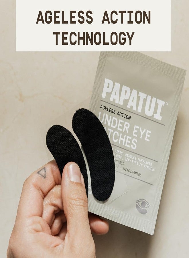 Papatui by Dwayne Johnson Fast-Acting Under Eye Patches for Men | Ageless Action to Reduce Puffiness, Dark Circles and Fine Lines | Made with Niacinamide, Hyaluronic Acid, Caffeine | 6ct - Image 3