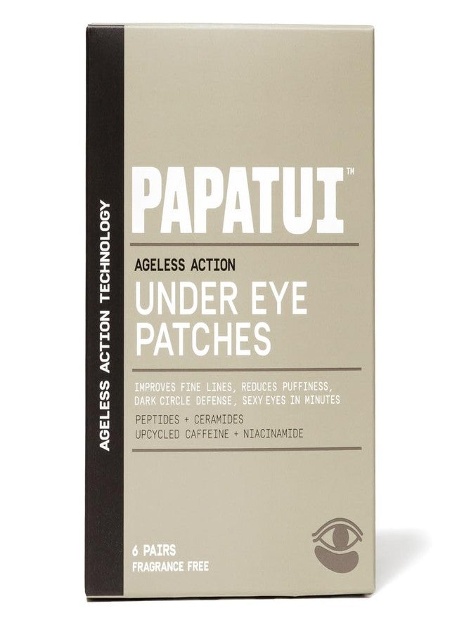 Papatui by Dwayne Johnson Fast-Acting Under Eye Patches for Men | Ageless Action to Reduce Puffiness, Dark Circles and Fine Lines | Made with Niacinamide, Hyaluronic Acid, Caffeine | 6ct - Image 1