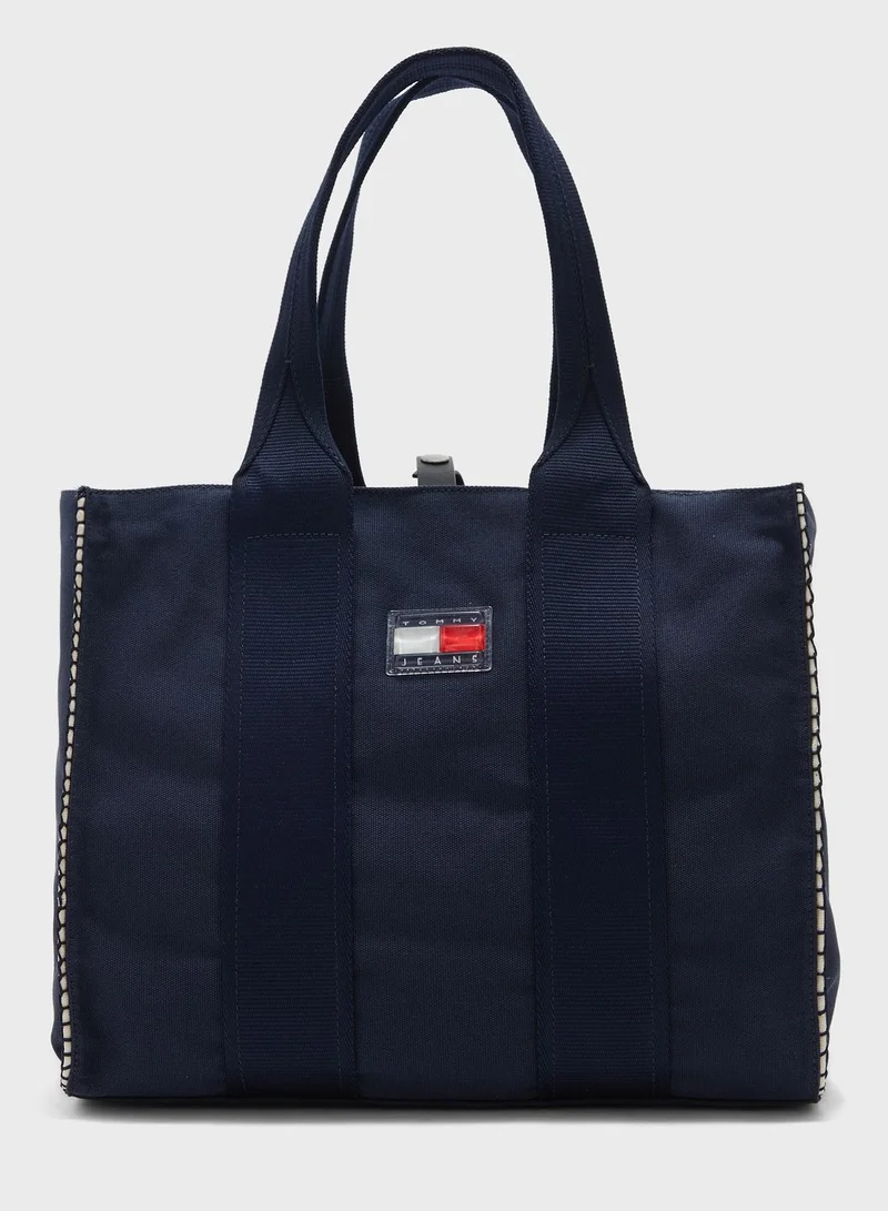 TOMMY JEANS Denim Summer Vacation Tote Bag