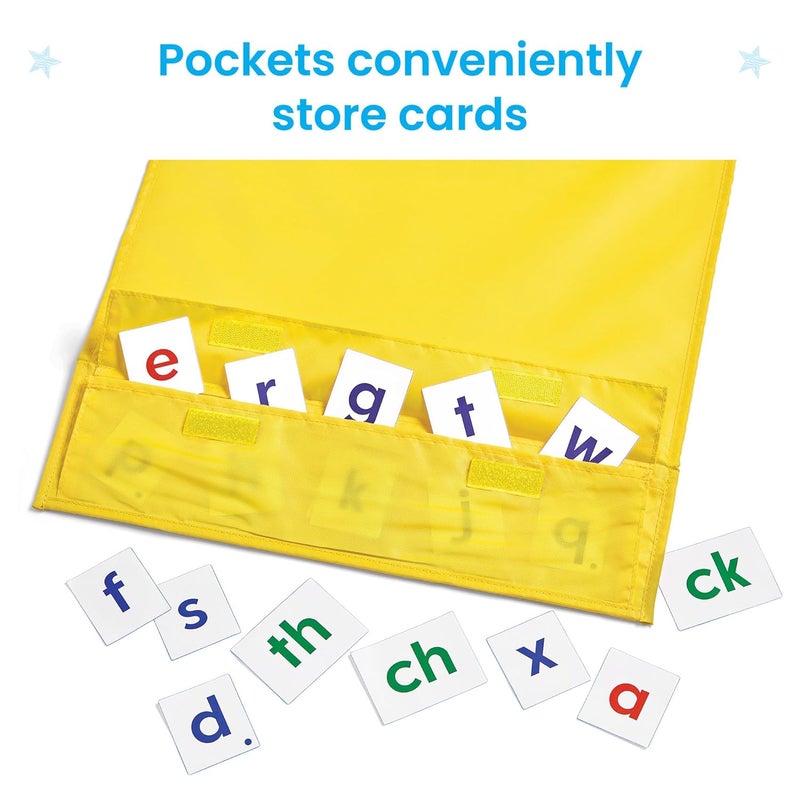 hand2mind hand2mind Phonics SkillBuilding Demonstration Pocket Chart Hanging Pocket Chart for Classroom Tabletop Pocket Chart Phonemic Awareness Activities Science of Reading Classroom Materials - Image 5