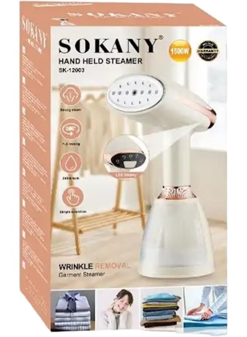 Sokany SK-12003 1500W Hand Hield Clothes Steam Iron, 260 mm Size, 1 Year Warranty - Image 4