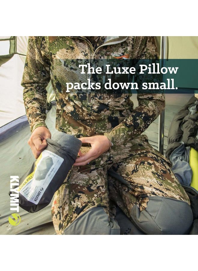 Klymit Luxe Travel Pillow, Lightweight Inflatable Hybrid Airplane, Backpacking, Hammock, and Camping Pillow - Image 5
