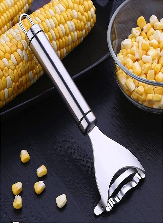 KOSIMI Magic Corn Peeler, Stripper Cob Tool, Premium Stainless Steel Thresher with Ergonomic Handle, Kitchen Gadget - Image 2
