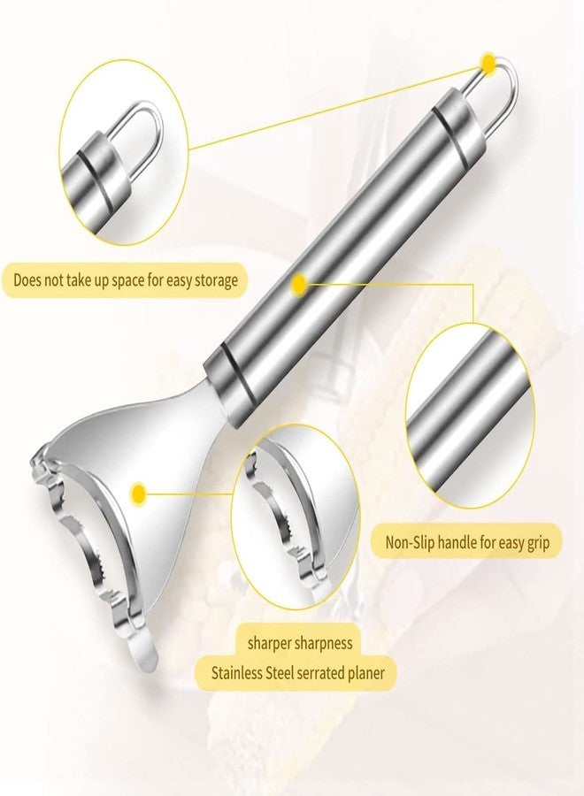 KOSIMI Magic Corn Peeler, Stripper Cob Tool, Premium Stainless Steel Thresher with Ergonomic Handle, Kitchen Gadget - Image 5
