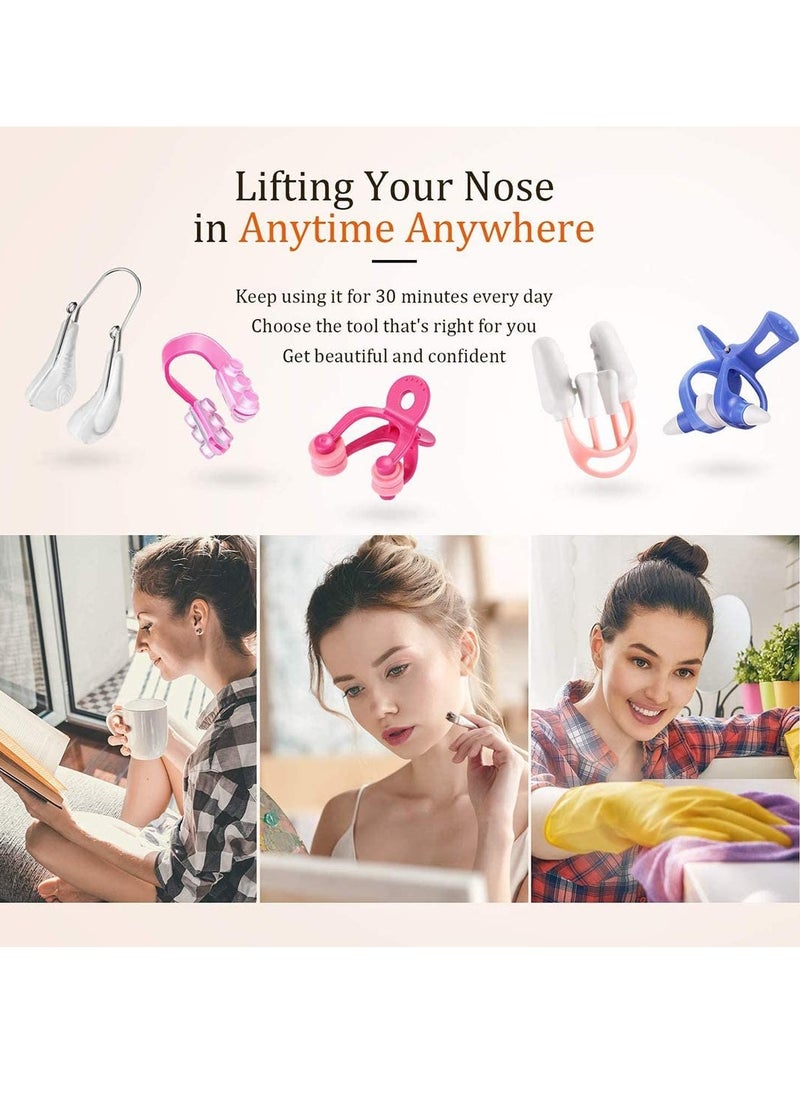 Nose Shaper Clip Nose Up Lifting Shaping Shaper Clip Nose Shapers Silicone Clamp Clip Nose Straighteners for Natural Nose up Slimmer Lifting Shaping 5 Pieces Nose Shaper for Women - pzsku/ZAC9D731F8DE53ABCF93BZ/45/_/1717049518/53042901-9a28-4ef7-8aca-a5d69693be17